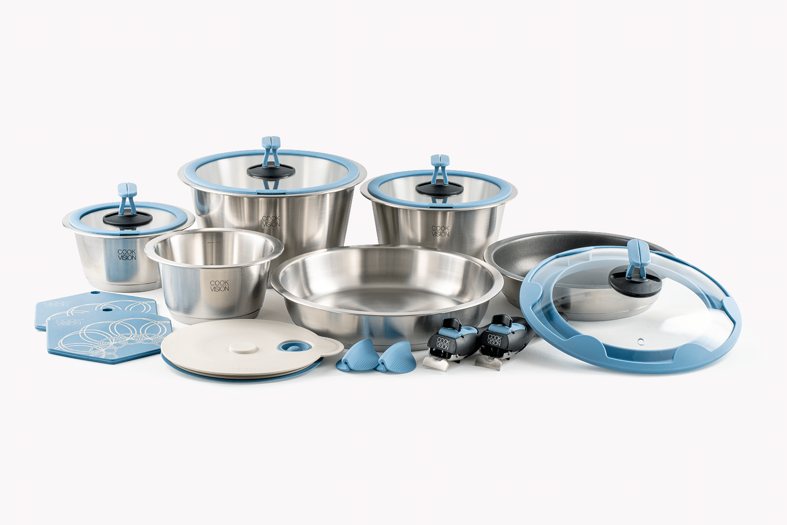 Cookvision – nesto 17-tlg. Familien-Set blau