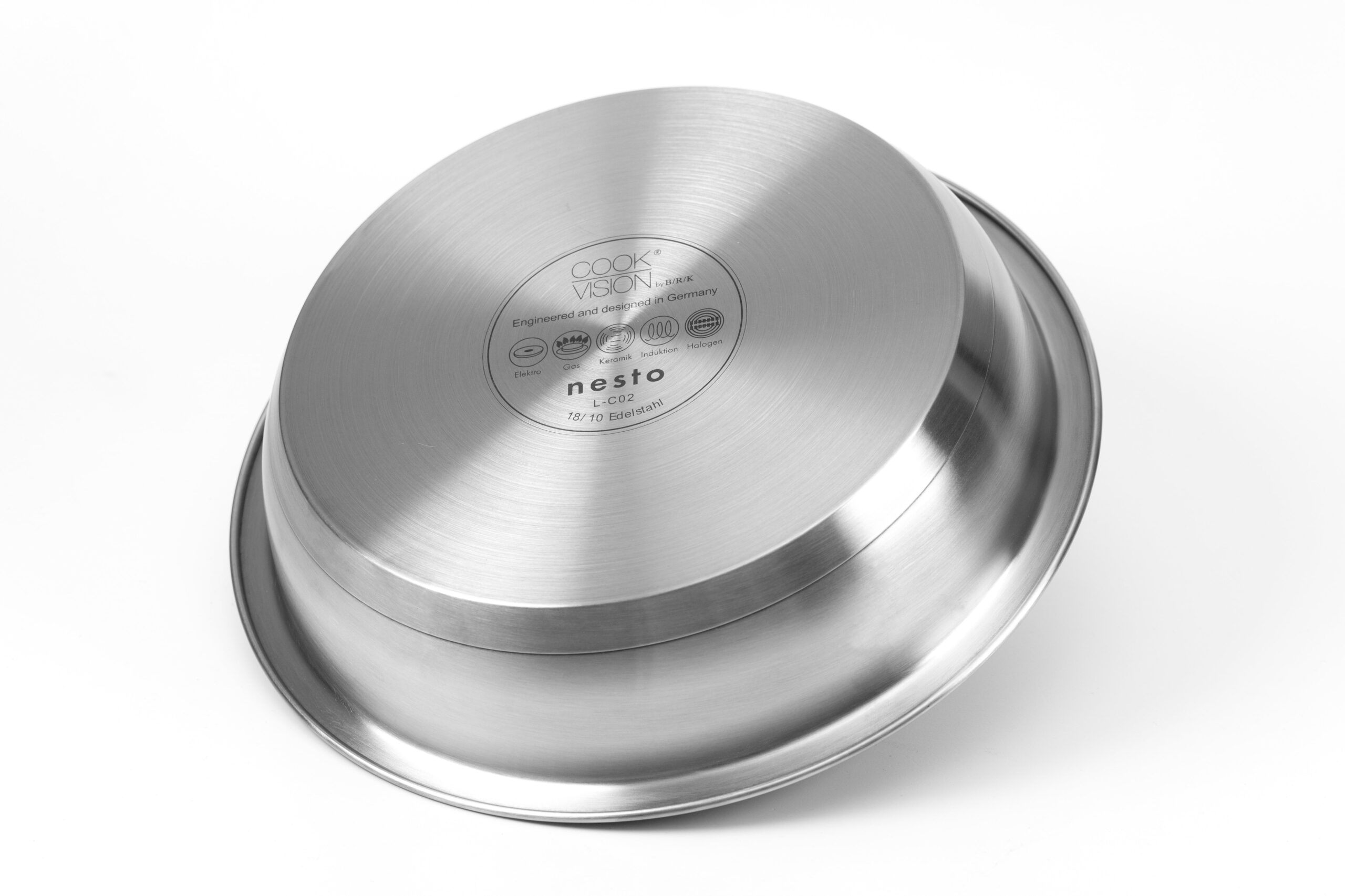 Cookvision – nesto Edelstahl-Pfanne Ø 24 cm x 5,9 cm, antihaft-beschichtet – Bild 4