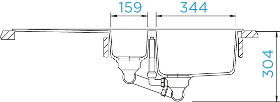 Schock CRISTADUR® Spüle Signus D-150 – Bild 3