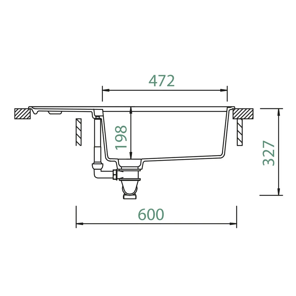 Schock CRISTADUR® Spüle Tia D-100LS – Bild 3