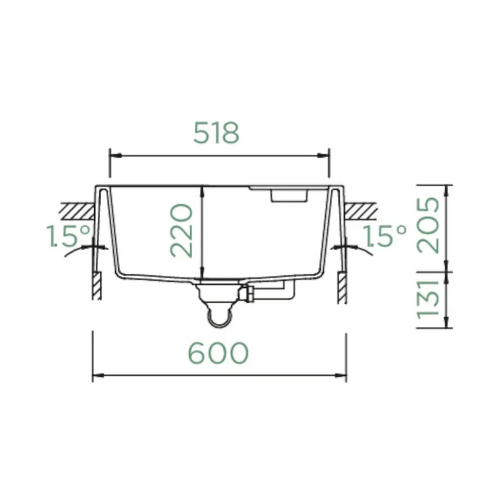 Schock CRISTADUR® Spüle Kallio M-100 – Bild 3