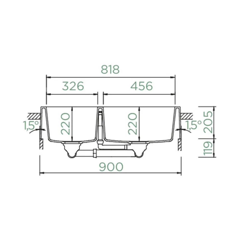 Schock CRISTADUR® Spüle Kallio M-175 – Bild 3