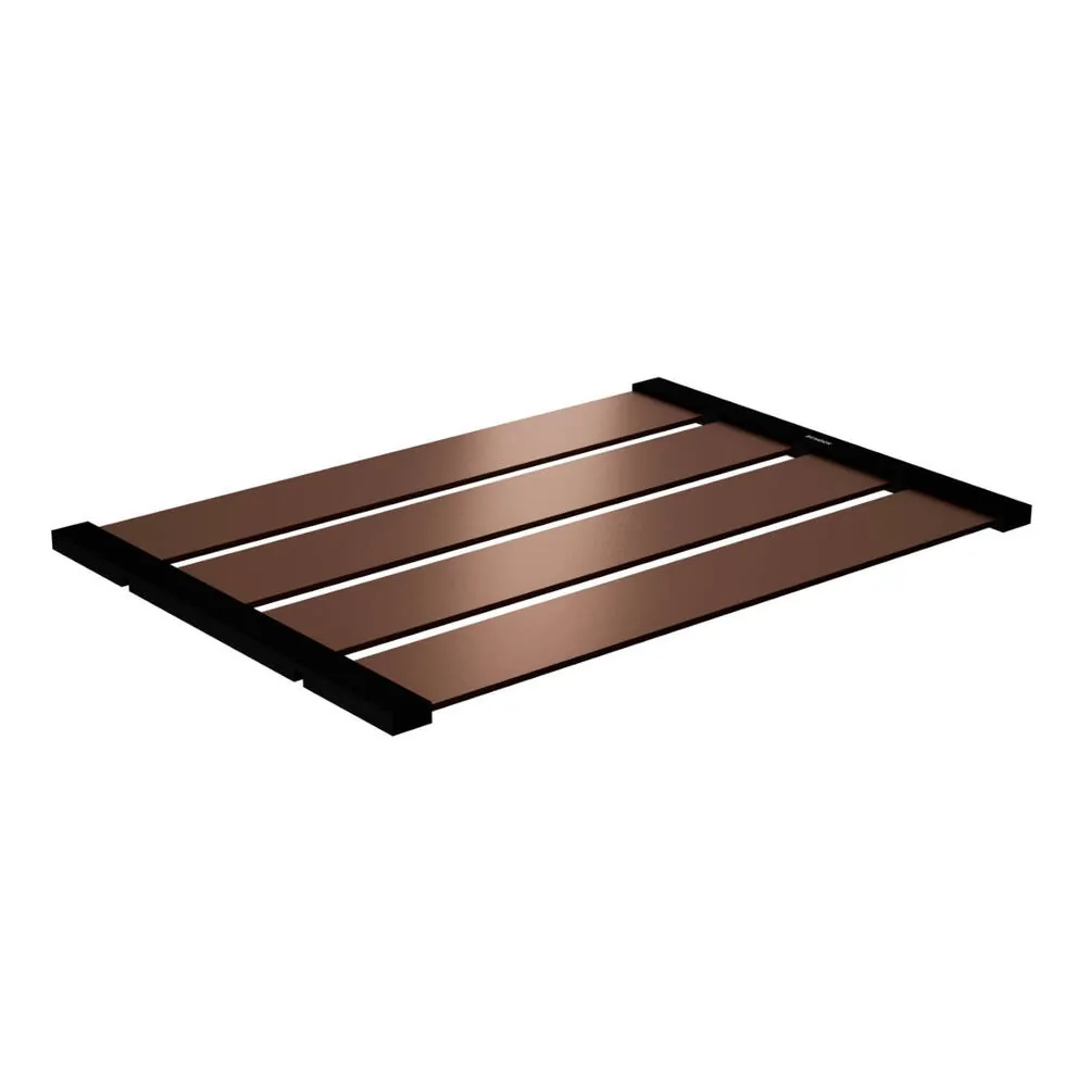 Schock 4er Design Abtropfgitter Aluminium kupferfarben 336x480x12 mm – Bild 2
