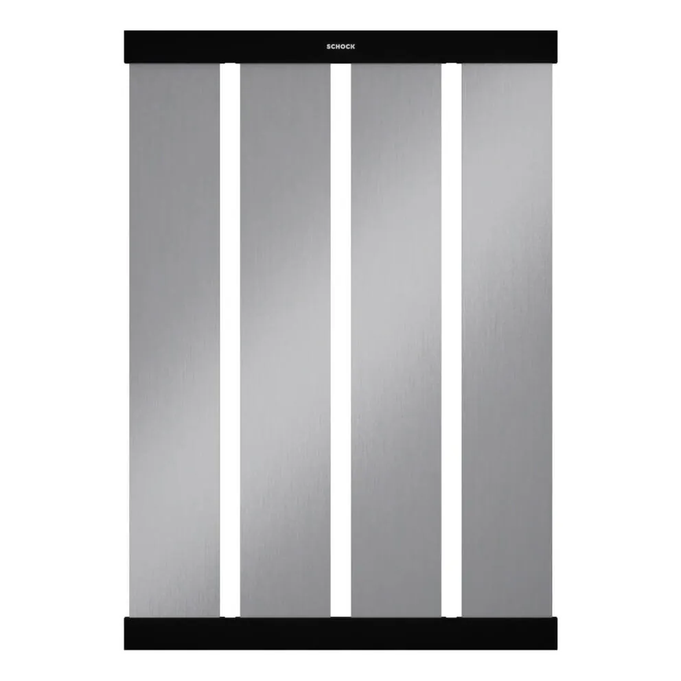 Schock 4er Design Abtropfgitter Aluminium Edelstahloptik 336x480x12 mm