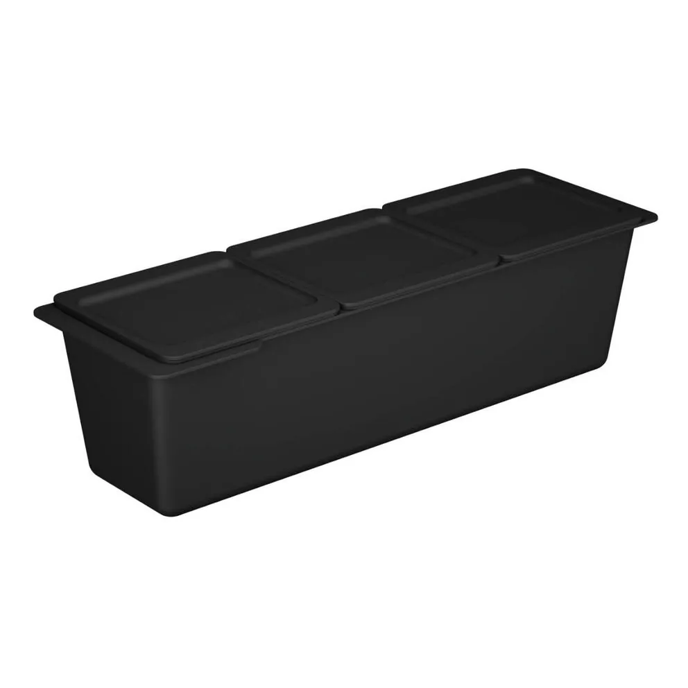 Schock Funktionsschalen-Set 7-teilig Kunststoff schwarz 131x437x115 mm – Bild 3