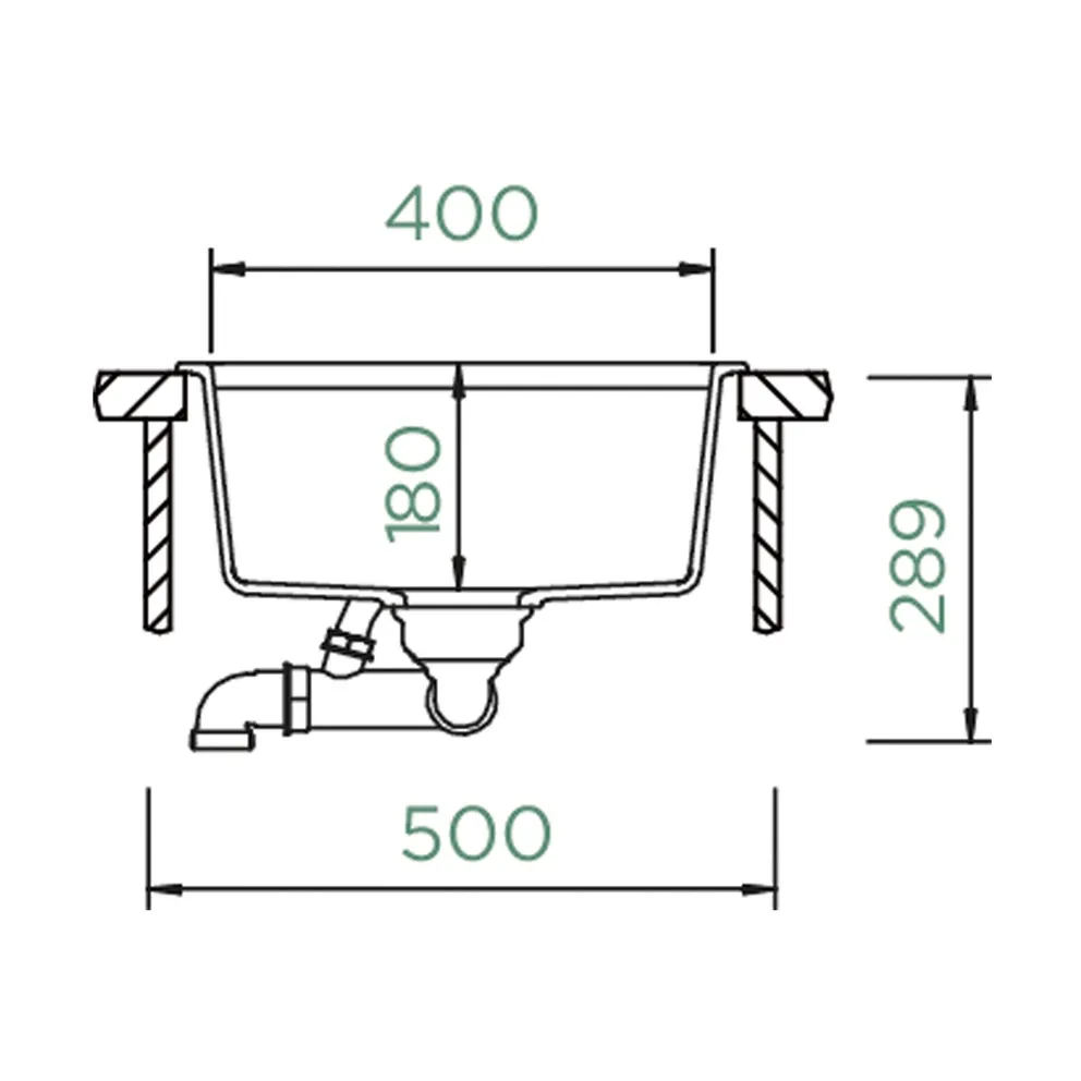 Schock CRISTADUR® Spüle Kiruna N-100 Unterbau – Bild 3