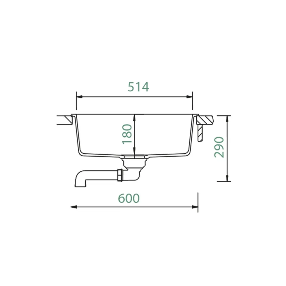 Schock CRISTADUR® Spüle Mono N-100 Unterbau – Bild 3