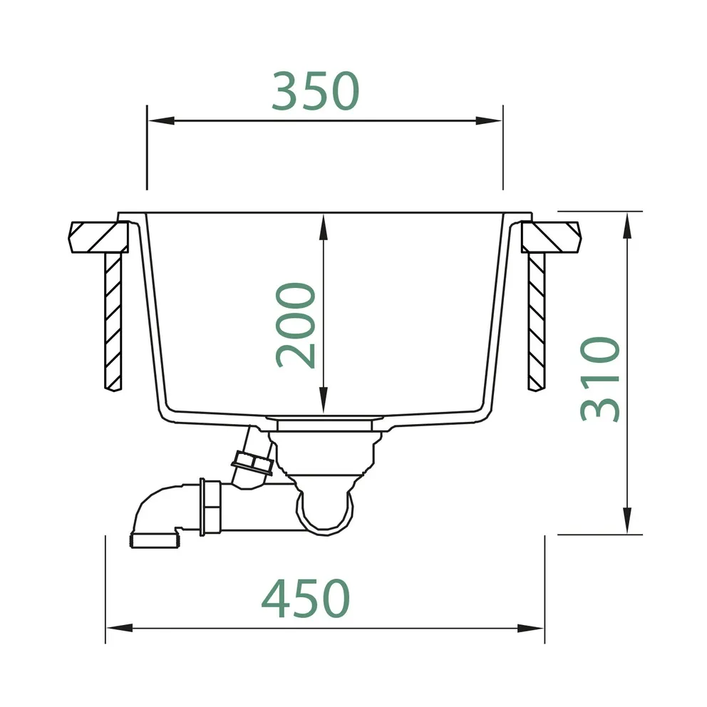 Schock CRISTADUR® Spüle Kaia N-100S – Bild 3