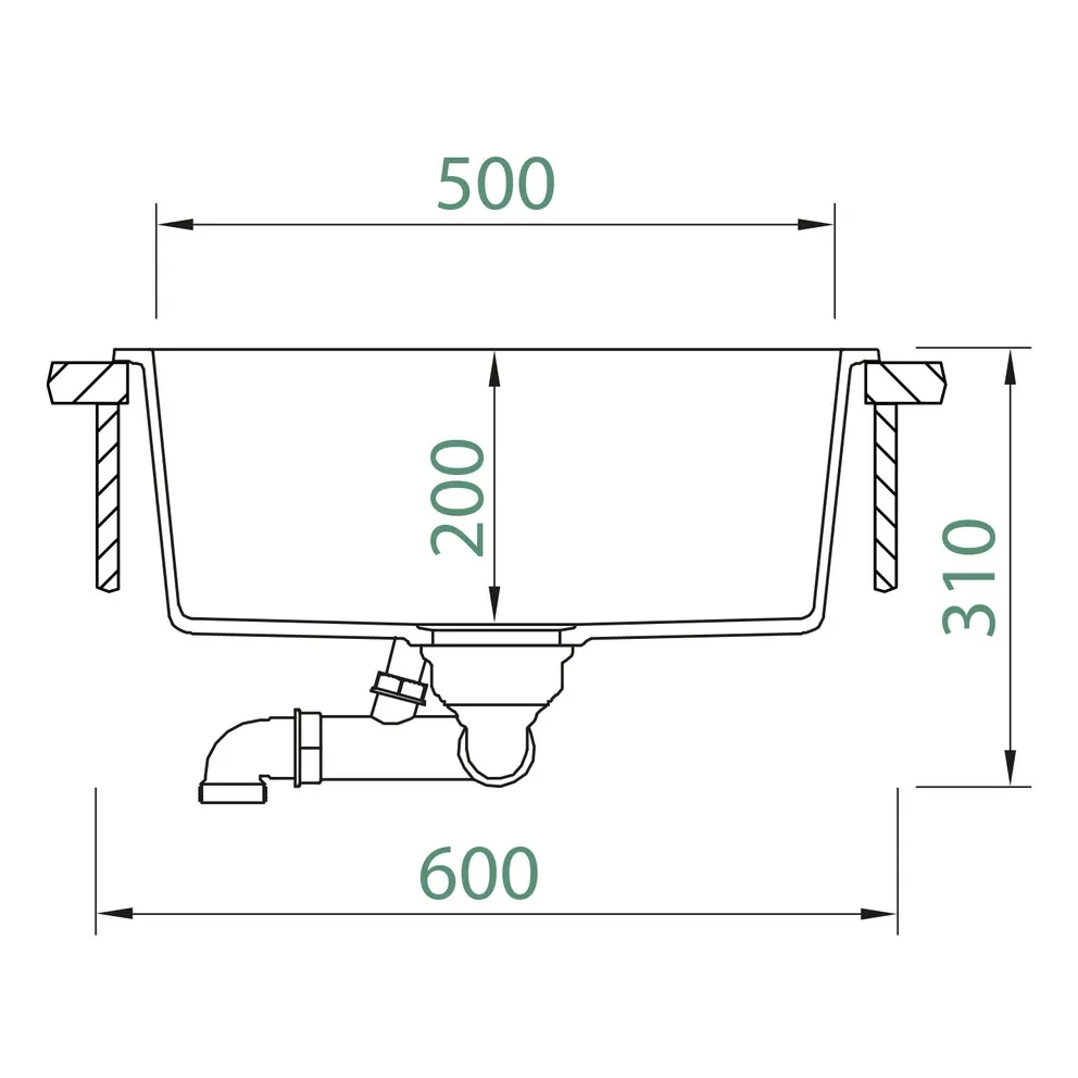 Schock CRISTADUR® Spüle Kaia N-100L – Bild 3