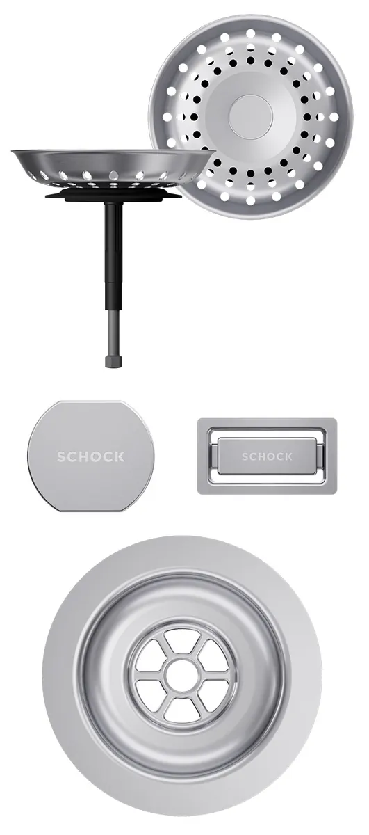 Schock Sichtteile in Edelstahl (Hersteller-Nr. 400055EDM)