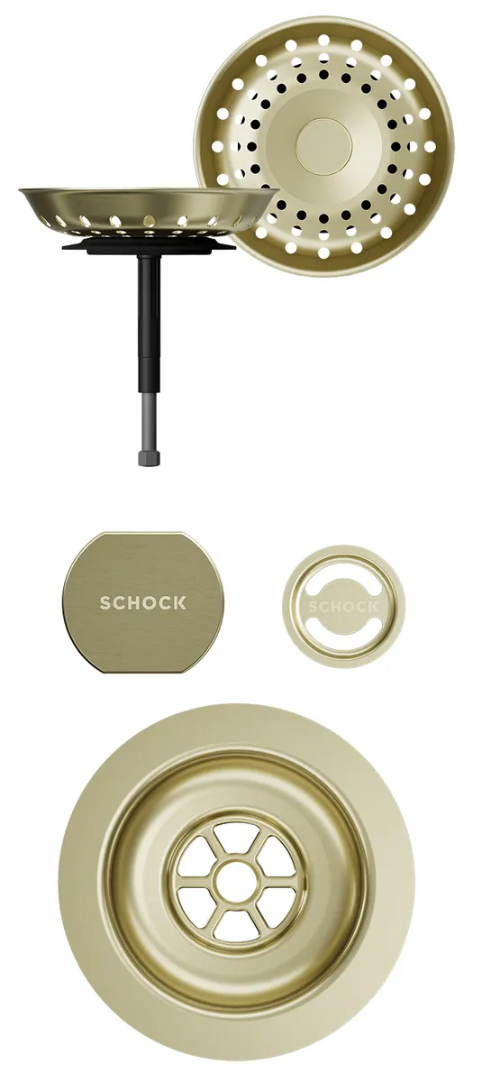 Schock Sichtteile in White Gold (Hersteller-Nr. 400061WGO)