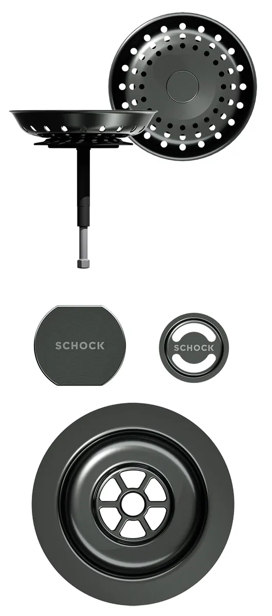 Schock Sichtteile in Gunmetal Brushed (Hersteller-Nr. 400061GUB)