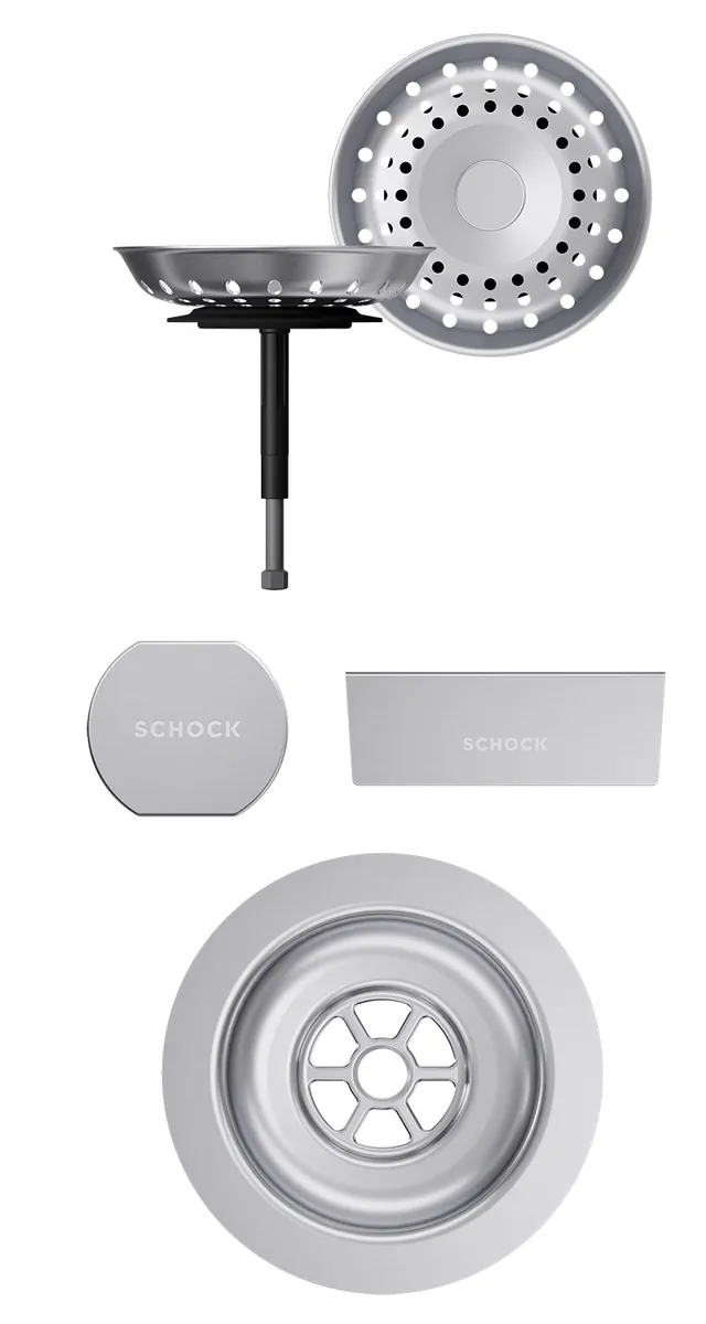 Schock Sichtteile in Edelstahl (Hersteller-Nr. 400075EDM)