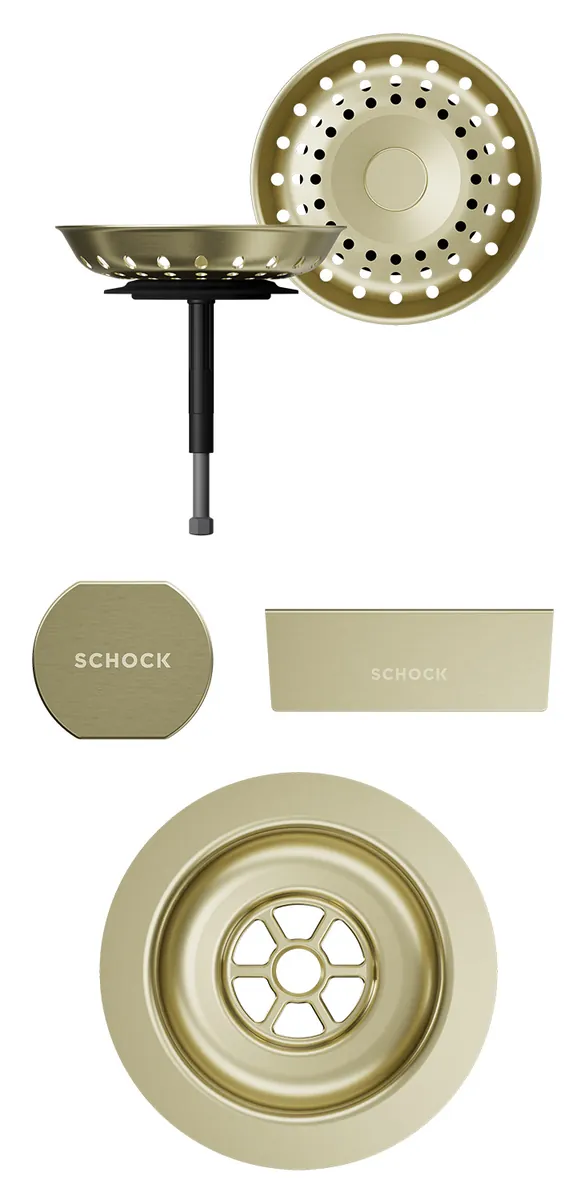 Schock Sichtteile in White Gold (Hersteller-Nr. 400075WGO)