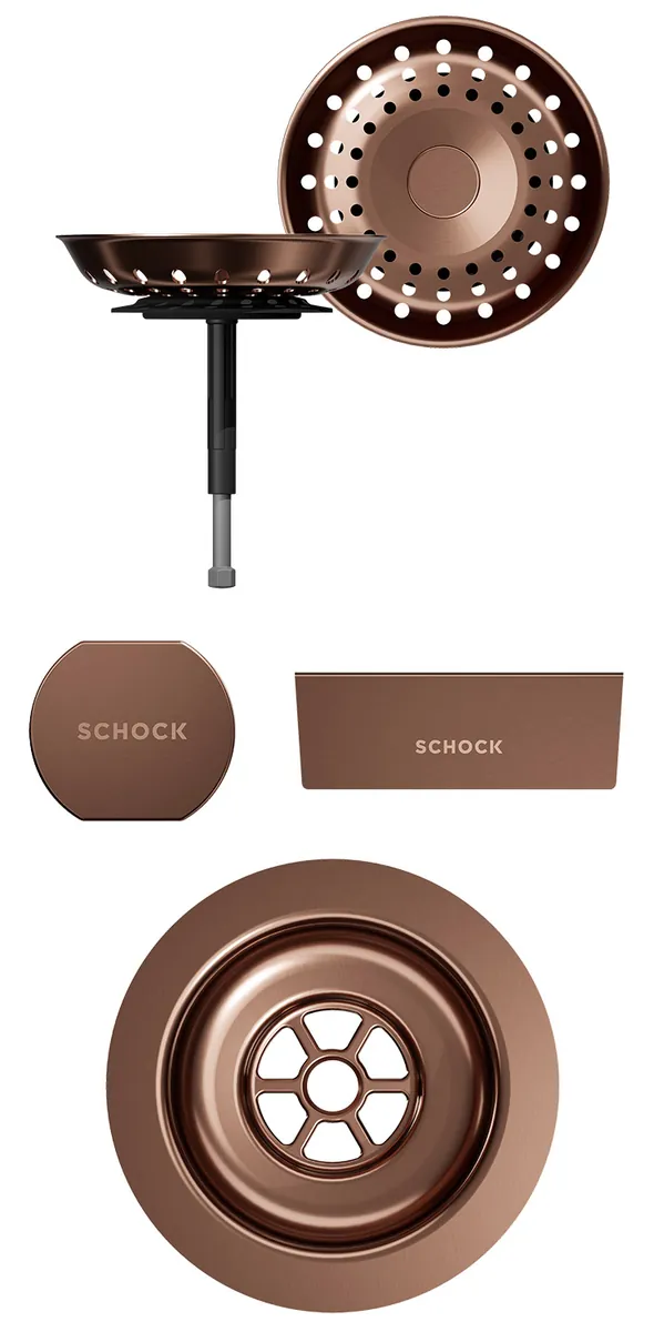 Schock Sichtteile in Copper Brushed (Hersteller-Nr. 400075COB)