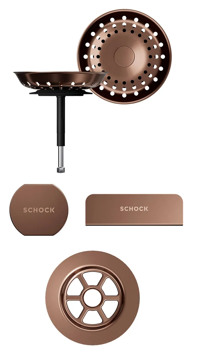 Schock Sichtteile in Copper Brushed (Hersteller-Nr. 400079COB)