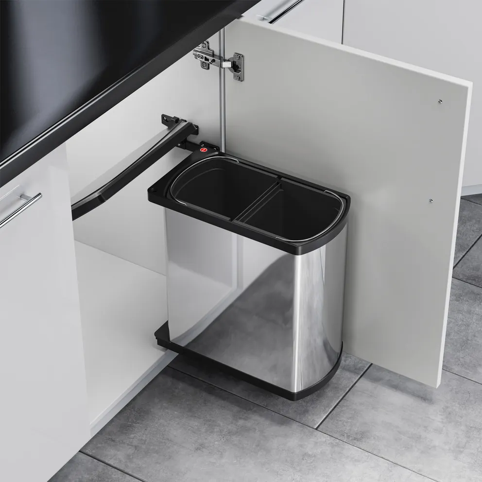 Hailo Sorter 2fach ab 45er Us 2x 8 Ltr. – Bild 2