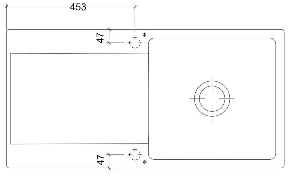 Villeroy & Boch Siluet 60 Flat flächenbündige Spüle – Bild 4