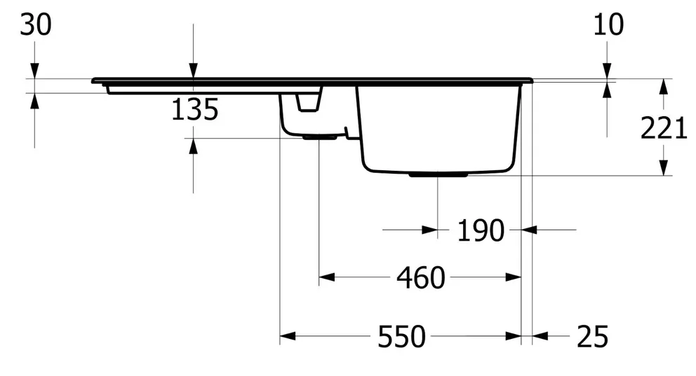 Villeroy & Boch Siluet 60 R Einbauspüle – Bild 3