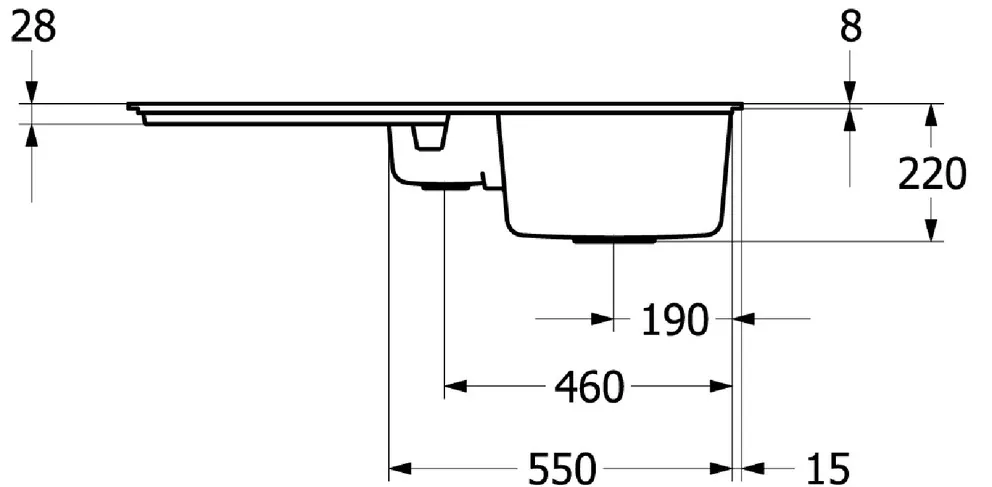 Villeroy & Boch Siluet 60 R Flat flächenbündige Spüle – Bild 3