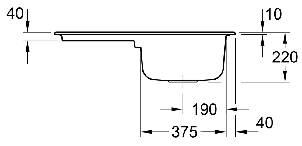 Villeroy & Boch Architectura 45 Einbauspüle Crema Excenterbetätigung – Bild 3