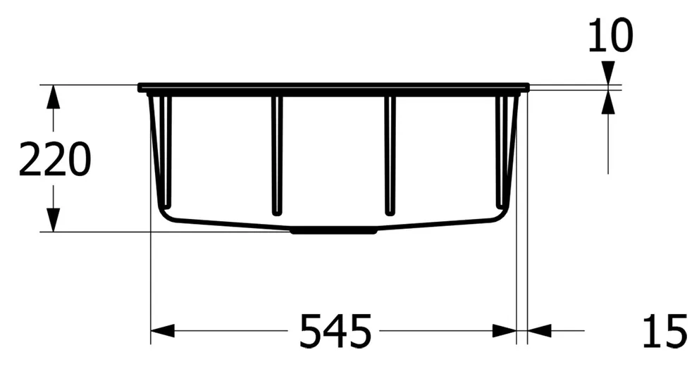 Villeroy & Boch Siluet 60 S Flat flächenbündige Spüle – Bild 4