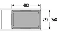 Hailo Cargo-Synchro 1x30 ltr. schiefergrau – Bild 4