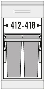 Hailo Euro-Cargo S ab 45 cm 2 x 19ltr. – Bild 3