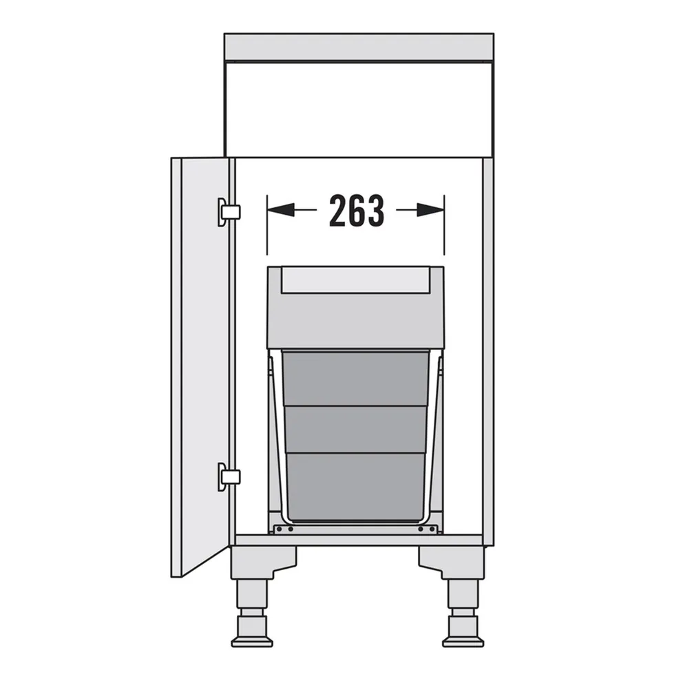Hailo Tandem 4.0 / 1x28 Ltr. – Bild 2