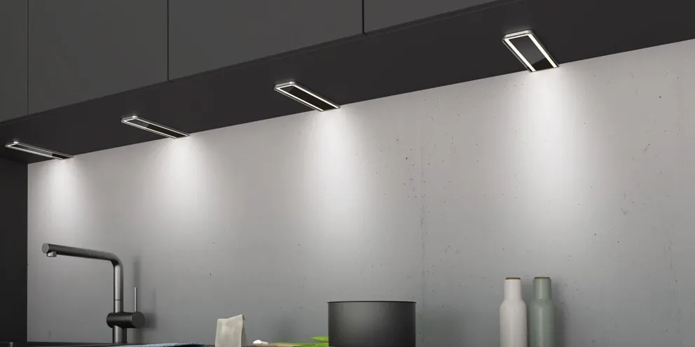 Hera U-Pad F Einzelleuchte 6,5W schwarz mit IR Dimmer – Bild 3