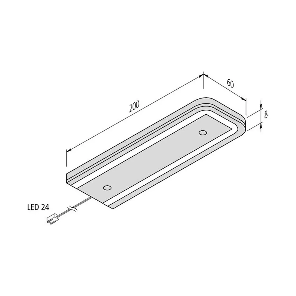Hera U-Pad F Einzelleuchte 6,5W schwarz mit IR Dimmer – Bild 4