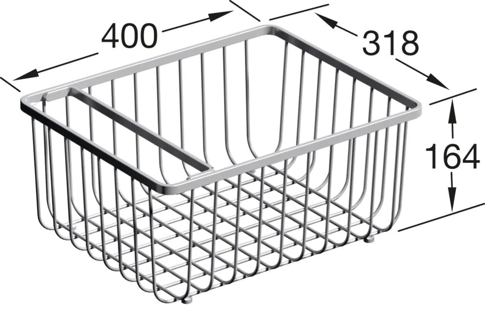 Villeroy & Boch Drahtkorb Edelstahl (Hersteller-Nr. 9K1100K1)