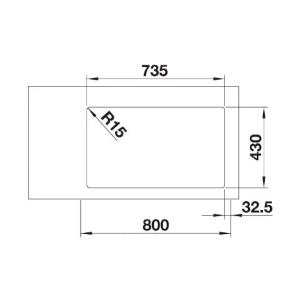 Blanco ANDANO 340/340-IF Edelstahl Seidenglanz – Bild 3