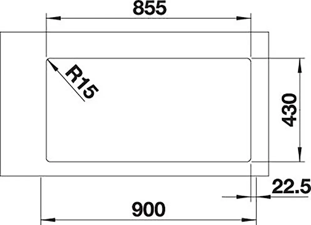 Blanco ANDANO 400/400-IF Edelstahl Seidenglanz – Bild 3