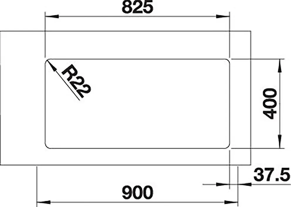Blanco ANDANO 400/400-U Unterbau Edelstahl Seidenglanz – Bild 3