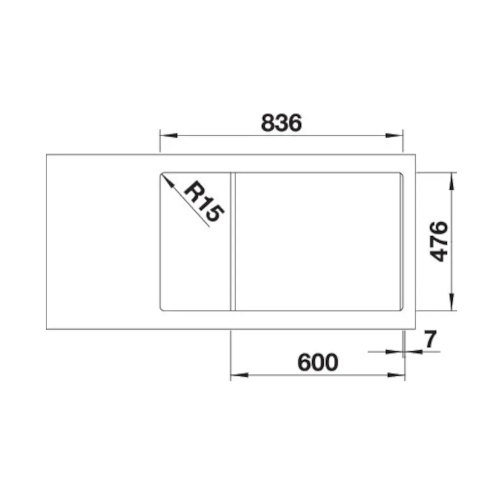 Blanco ANDANO XL 6 S-IF Compact Edelstahl Seidenglanz mit Zubehör – Bild 3