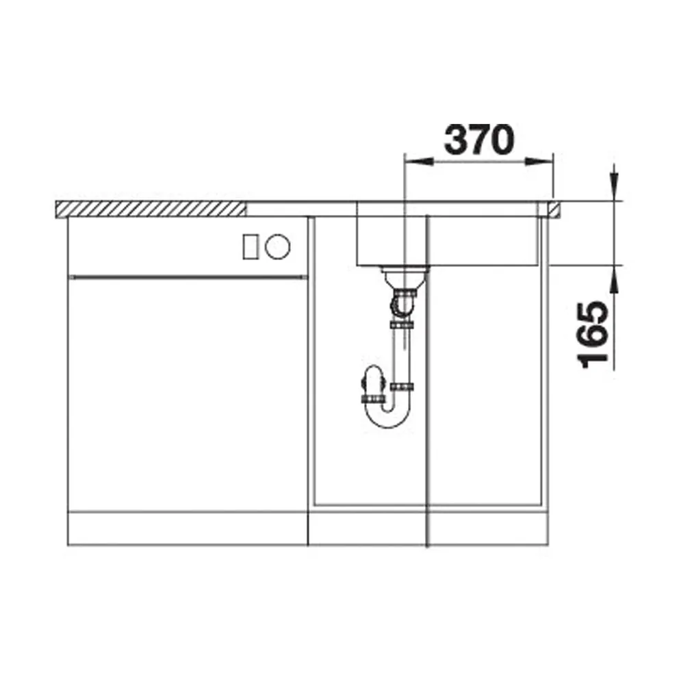 Blanco LANTOS XL 6 S-IF Compact Edelstahl Bürstfinish – Bild 4