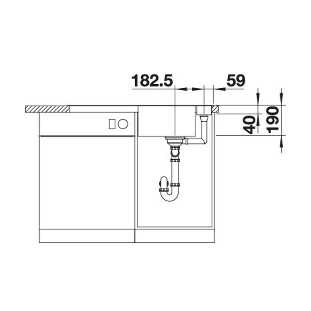 Blanco AXIA III 5 S SILGRANIT reversibel – Bild 4