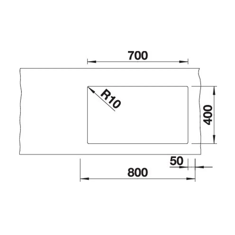 Blanco SUBLINE 700-U Level SILGRANIT ohne Ablauffernbedienung – Bild 3