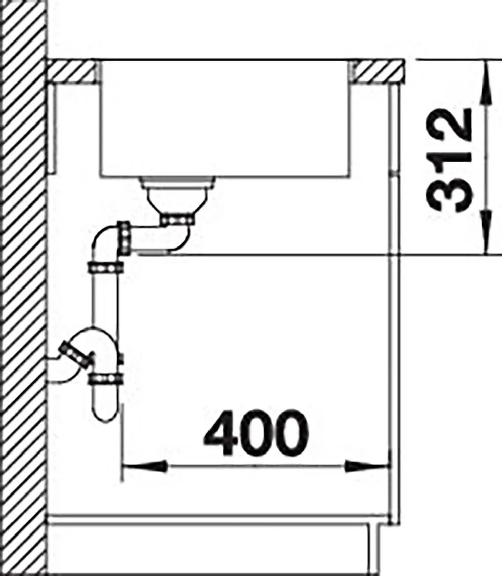 Blanco SUBLINE 500-IF SteelFrame SILGRANIT ohne Ablauffernbedienung – Bild 4