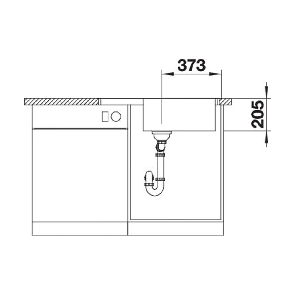 Blanco LEMIS XL 6 S-IF Compact Edelstahl Bürstfinish reversibel – Bild 3