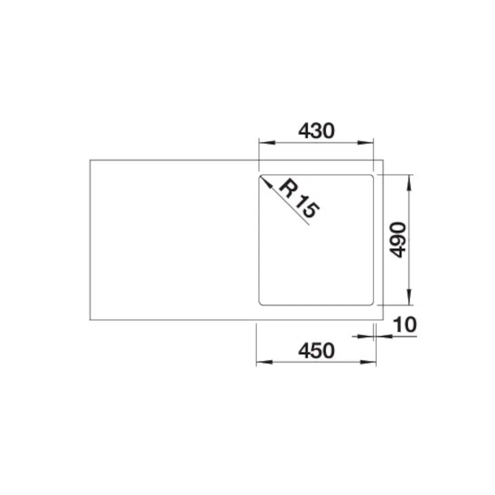 Blanco SOLIS 400-IF/A Edelstahl Bürstfinish – Bild 3