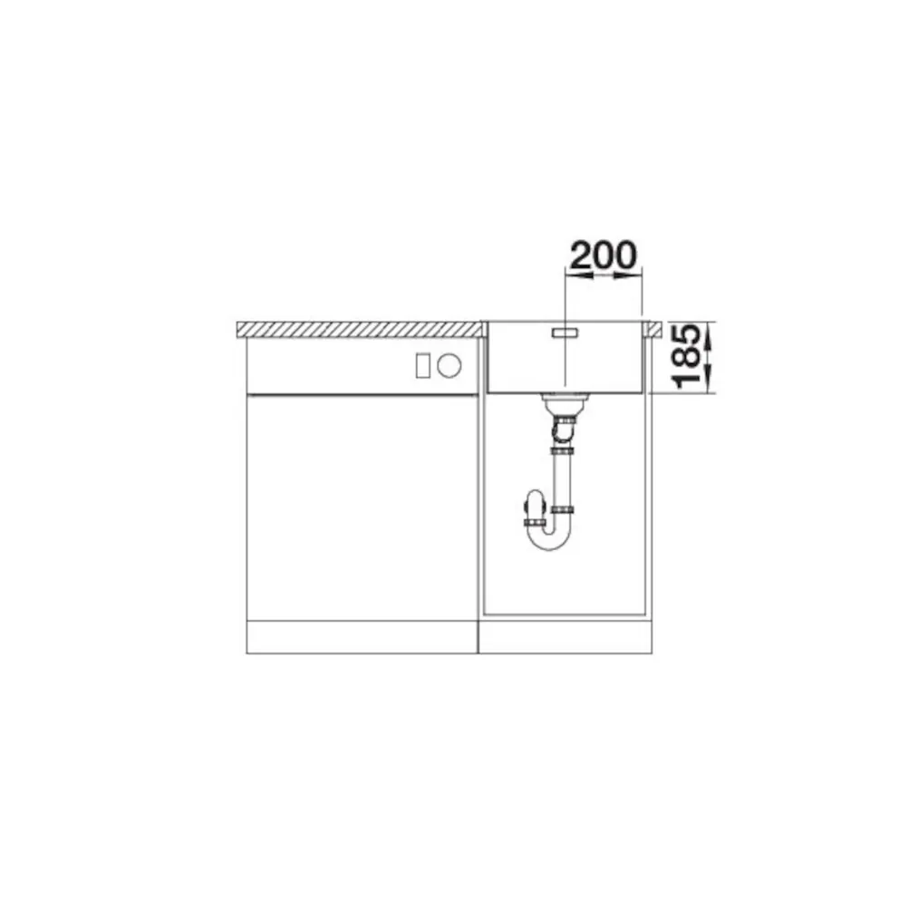 Blanco SOLIS 400-IF/A Edelstahl Bürstfinish – Bild 4