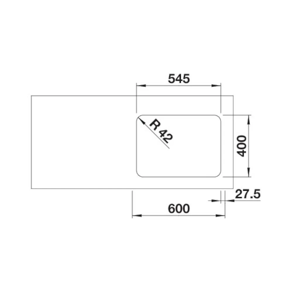 Blanco SOLIS 340/180-U Unterbau Edelstahl Bürstfinish – Bild 3