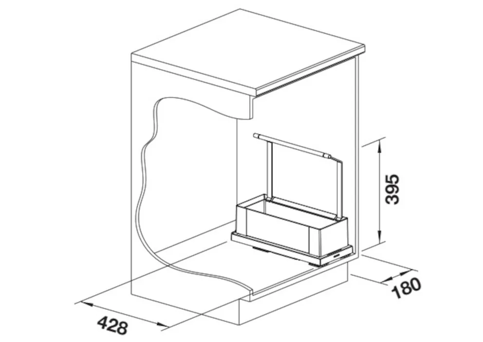 Blanco Storage Caddy 20 ein Behälter – Bild 3